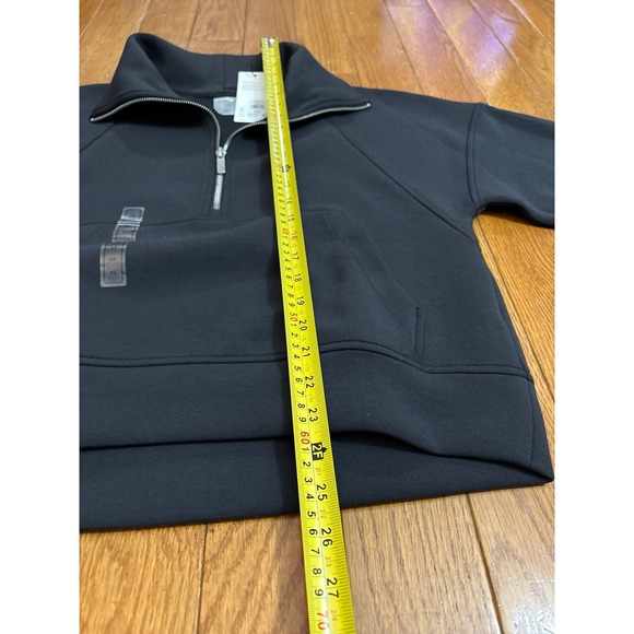 New CALIA by Carrie Underwood Soft Scuba 1/4 Zip Pullover Black Womens Size XS - Picture 8 of 9